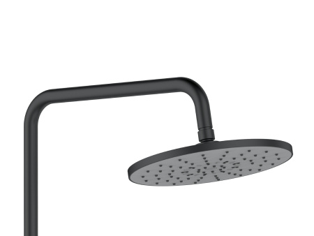 Душевая система Agger Thermo A2451244 с термостатом, черный матовый